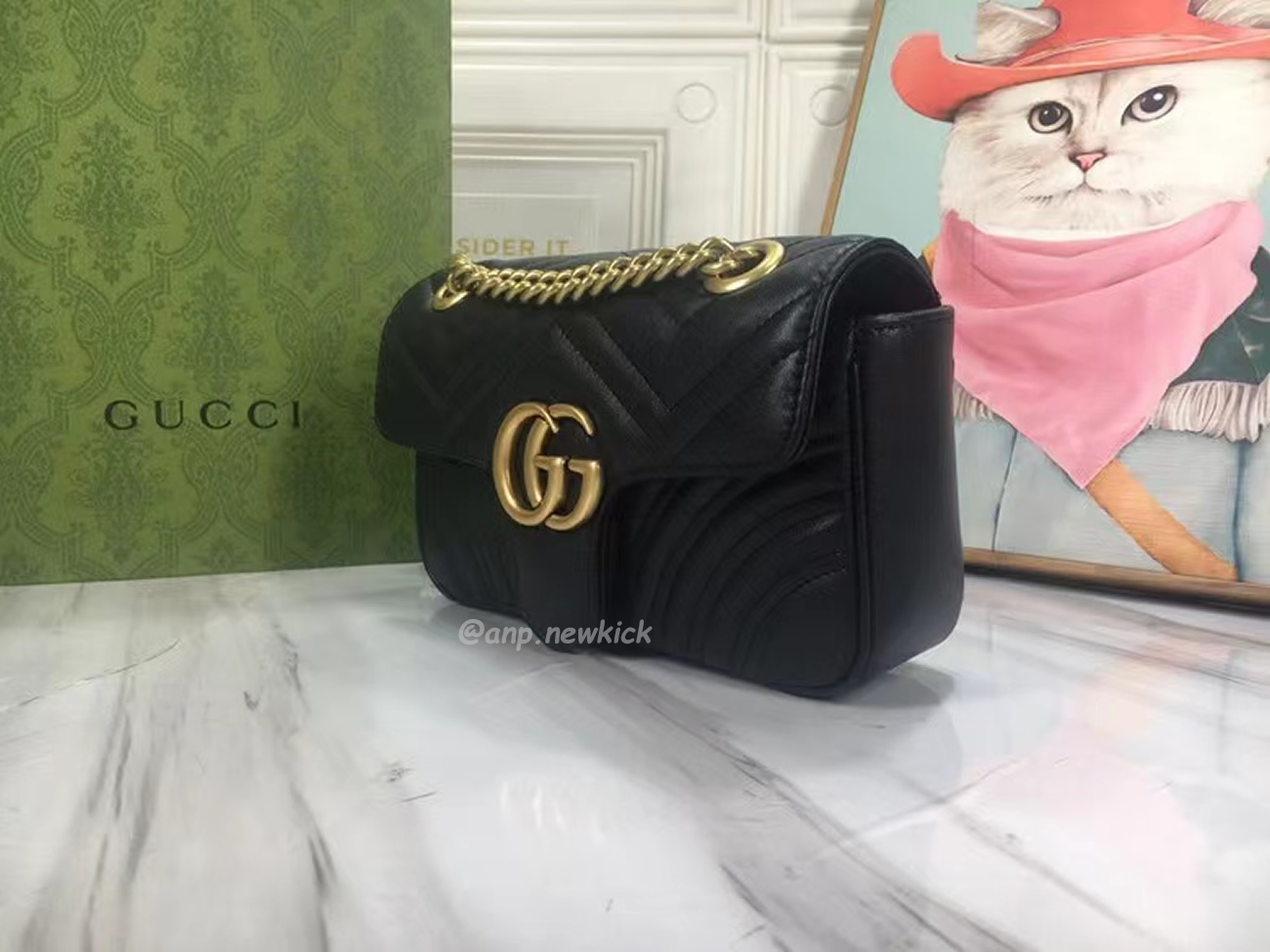 Gucci Gg Marmont Mini Shoulder Bag (5) - newkick.org